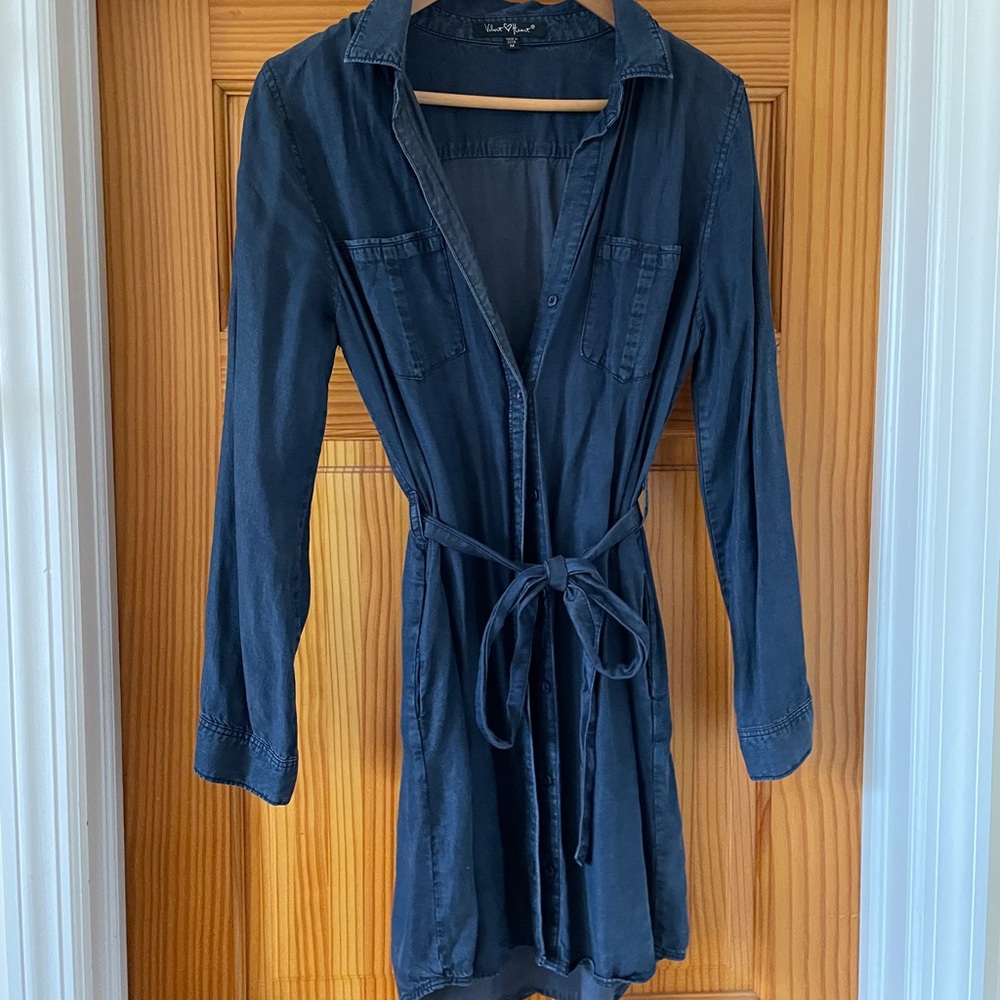 Chambray Shirt Dress